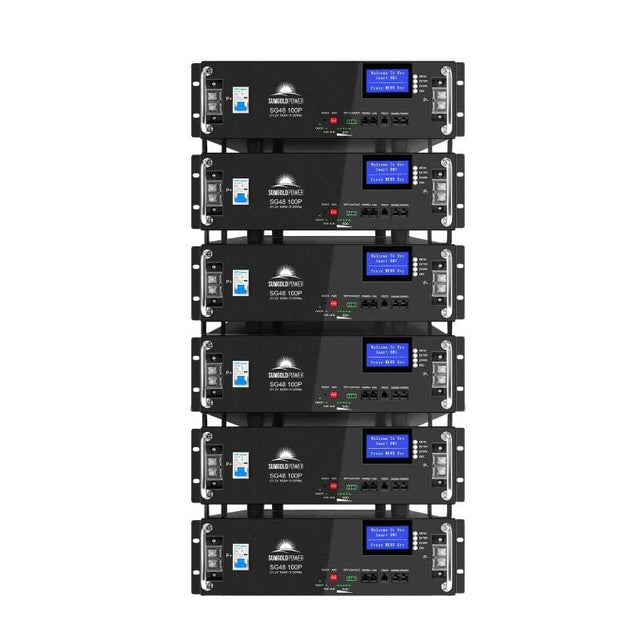 SunGold Power 48V 100AH Server Rack Lifepo4 Lithium Battery - ShopSolar.com