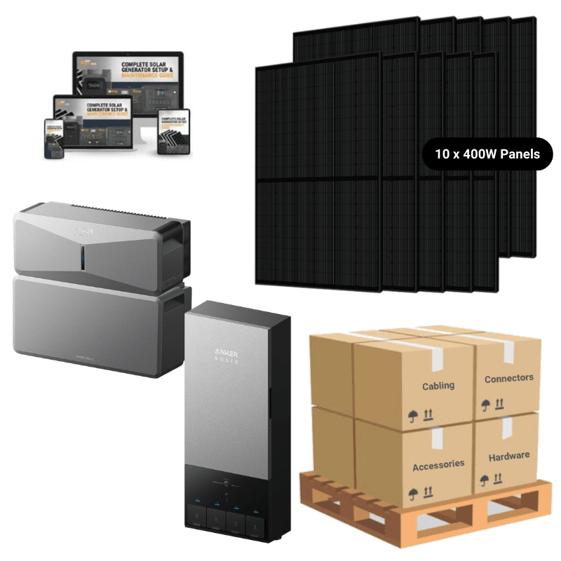 Anker SOLIX E10 Whole Home Backup System | 6-18kWh LiFePO4 Battery | 10-30 kW Turbo Output | Smart Grid & Storm-Guard - ShopSolar: Complete Solar Kits + Lifetime Customer Support