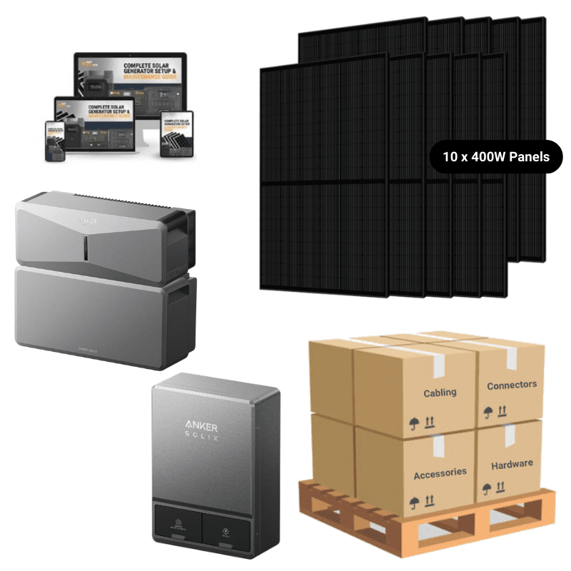 Anker SOLIX E10 Whole Home Backup System | 6-18kWh LiFePO4 Battery | 10-30 kW Turbo Output | Smart Grid & Storm-Guard - ShopSolar: Complete Solar Kits + Lifetime Customer Support