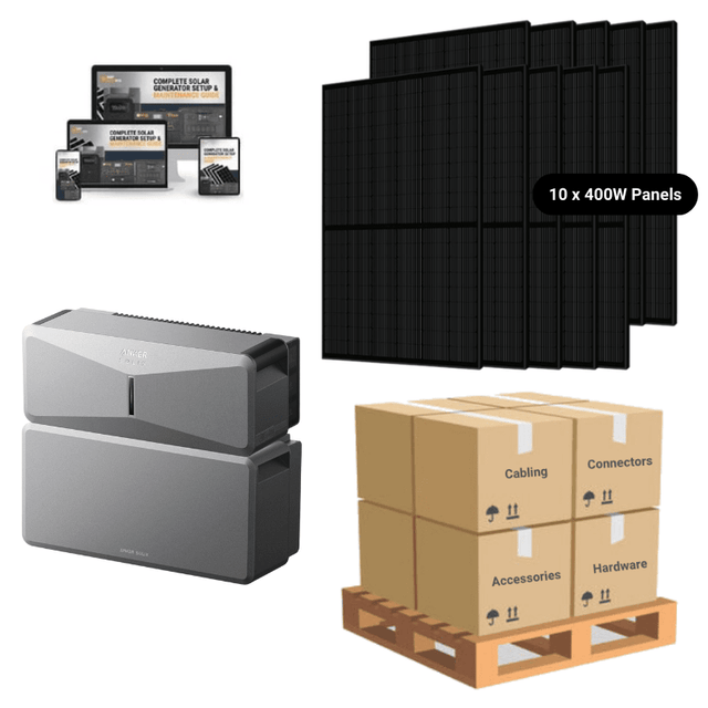 Anker SOLIX E10 Whole Home Backup System | 6-18kWh LiFePO4 Battery | 10-30 kW Turbo Output | Smart Grid & Storm-Guard - ShopSolar: Complete Solar Kits + Lifetime Customer Support