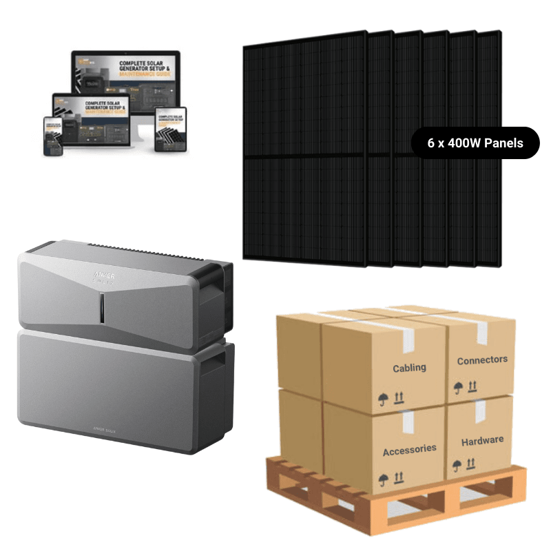 Anker SOLIX E10 Whole Home Backup System | 6-18kWh LiFePO4 Battery | 10-30 kW Turbo Output | Smart Grid & Storm-Guard - ShopSolar: Complete Solar Kits + Lifetime Customer Support