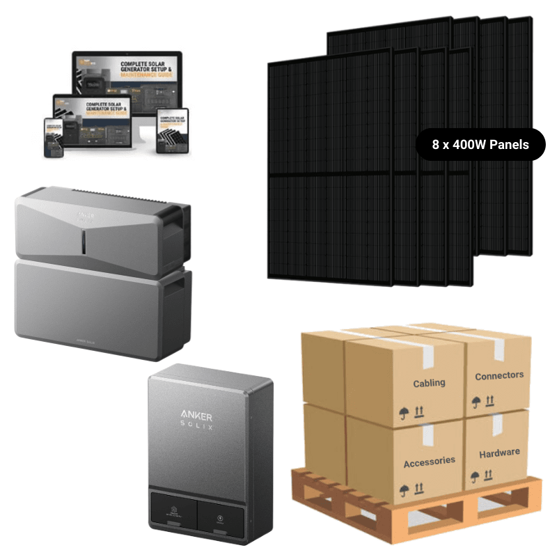 Anker SOLIX E10 Whole Home Backup System | 6-18kWh LiFePO4 Battery | 10-30 kW Turbo Output | Smart Grid & Storm-Guard - ShopSolar: Complete Solar Kits + Lifetime Customer Support