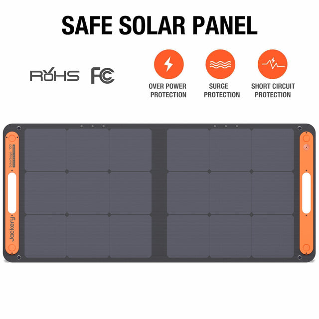 Jackery SolarSaga 100W Solar Panel - ShopSolar.com