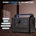 VCUTECH Delta 1228Wh / 1000W Portable Power Station - ShopSolar.com