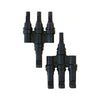 Renogy 3 to 1 Solar Branch Connectors MMMF+FFFM Pair - ShopSolar.com