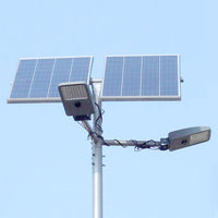 Solar Billboard Light 60 Watt 7200 Lumens 5000K Yoke/Pole Mount IP67 | 3 Years Warranty - ShopSolar.com