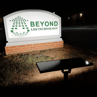 Solar LED Sign Light 10 Watt 1000 Lumens 5000K Billboard Light Monument Sign Lighting Solar Uplight | 2 Years Warranty - ShopSolar.com