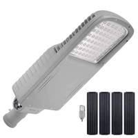 Solar LED Street Light 100 Watt 12800 Lumens 5000K | Smart Street Light Built In Bluetooth | All in One SE Street Light | 3 Years Warranty - ShopSolar.com