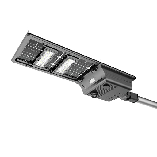 Solar LED Street Light 30 Watt 6091 Lumens 5000K Smart Street Light Parking Lot Light Solar All in One Street Light | 3 Years Warranty - ShopSolar.com