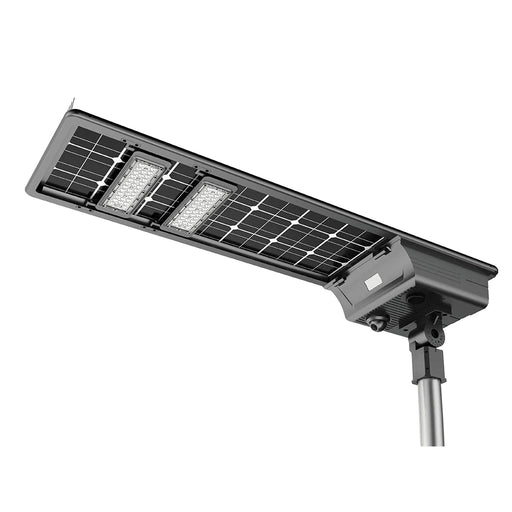 Solar LED Street Light 50 Watt 10091 Lumens 5000K Smart Street Light Parking Lot Light Solar All in One Street Light | 3 Years Warranty - ShopSolar.com