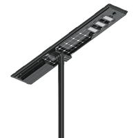 Solar LED Street Light 100 Watt 18000 Lumens 5000K Parking Lot Light Solar All in One Street Light | 3 Years Warranty - ShopSolar.com