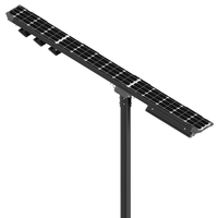 Solar LED Street Light 100 Watt 18000 Lumens 5000K Parking Lot Light Solar All in One Street Light | 3 Years Warranty - ShopSolar.com