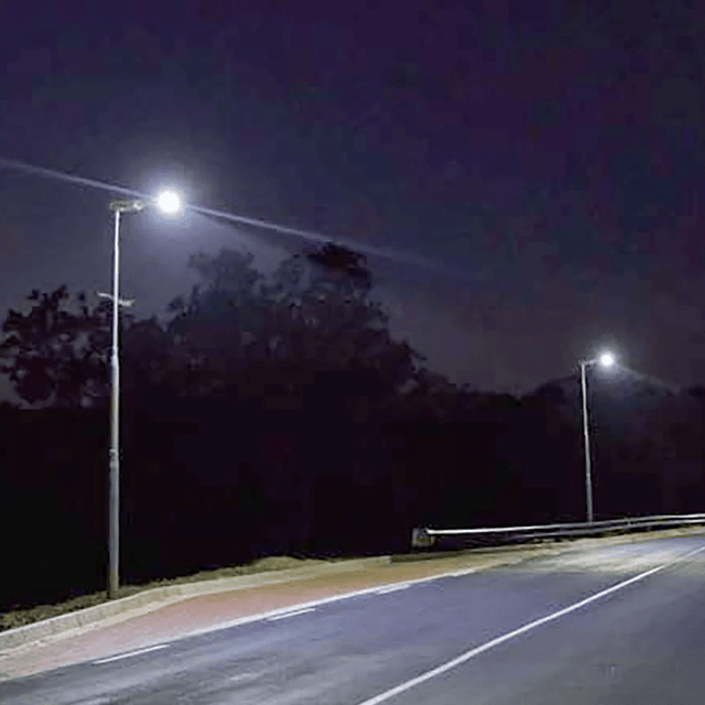 ATHENS Solar LED Street Light 80 Watt 14400 Lumens 5000K Parking Lot Light Solar All in One Street Light | 3 Years Warranty - ShopSolarKits.com