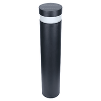 Solar Bollard Light 1.8 Watt 250 Lumens 5000K Black Housing Pathway Lighting Garden Light Solar Post Top Light | 5 Years Warranty - ShopSolar.com