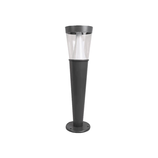 Solar Bollard Light 3 Watts 425 Lumens 5000K Black Housing Pathway Lighting Garden Light Solar Post Top Light | 5 Years Warranty - ShopSolar.com