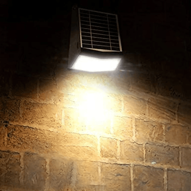 Solar LED Wall Mount 15 Watt 1500 Lumens 4000K Solar LED Wall Pack Adjustable Panel Wall Pack | 2 Year Warranty - ShopSolar.com