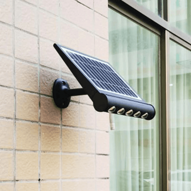 Solar Security Light 8 Watt 950 Lumens 4000K Solar LED Wall Pack | 1 Year Warranty - ShopSolar.com