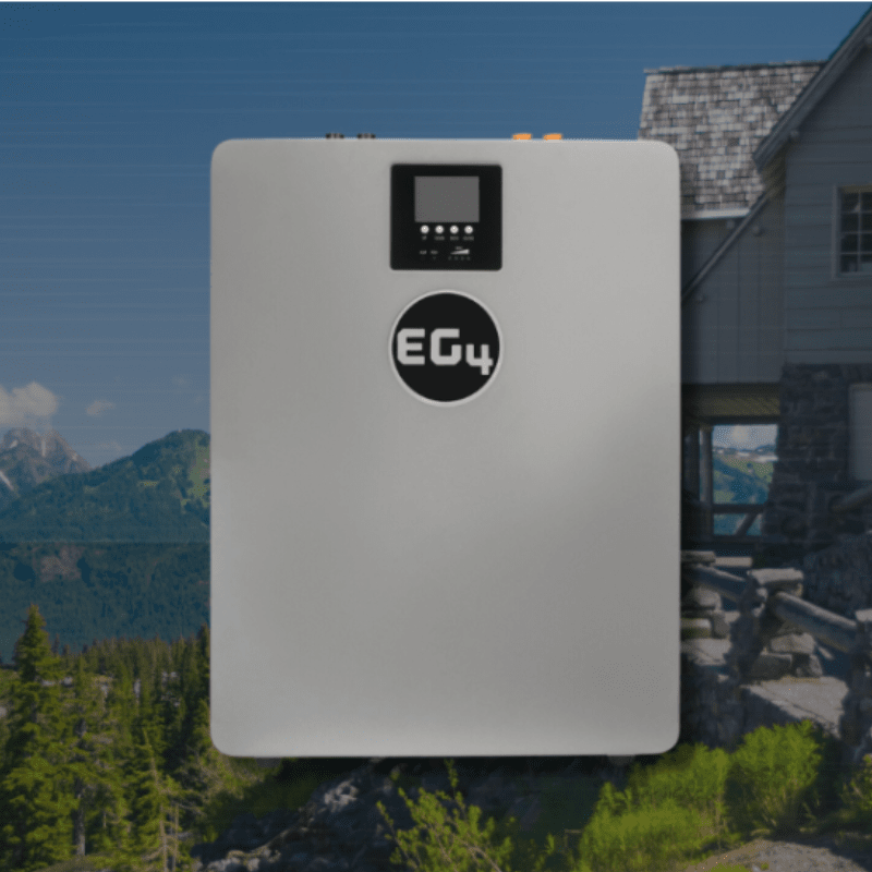 EG4 100Ah Lithium Battery - WallMount [Indoor] | 48V 5.12kWh LiFePO4 | UL1973 Certified | 10-Year Warranty - ShopSolar: Complete Solar Kits + Lifetime Customer Support