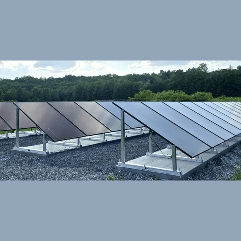 IntegraRack IR‑30 Ground Mount BallastRack Solar Module Rack | 1 Adjustable Leg | Universal Panel Fit | No Concrete Needed | Made in USA | UL 2703 | 30° Tilt - ShopSolar: Complete Solar Kits + Lifetime Customer Support