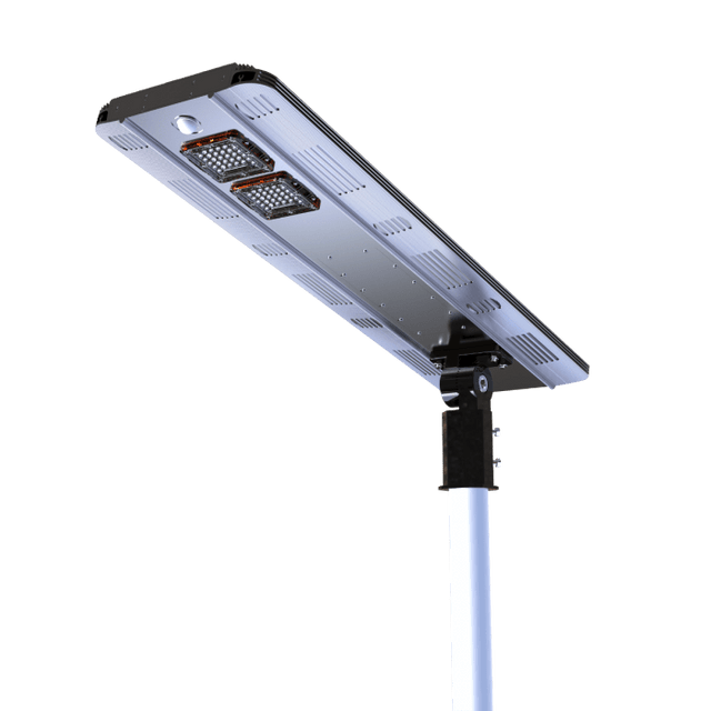 Solar Powered Integrated Daylight CREE LED Area Post Light, Aluminum Ai-smart Activated With Dusk To Dawn Continues Illumination - ShopSolar.com