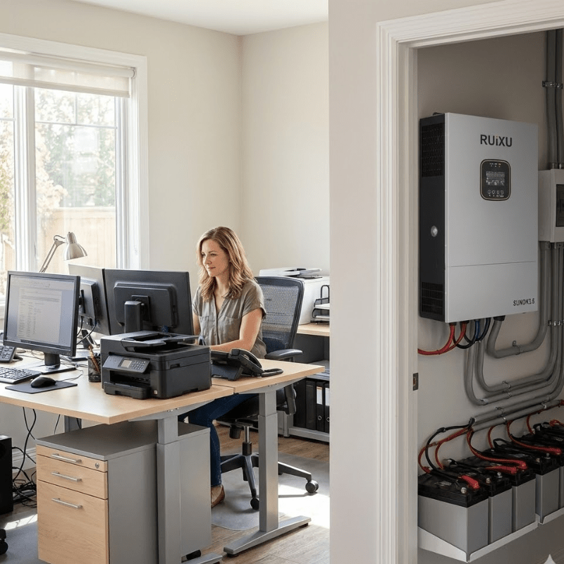 RUiXU SUNON3.6 Off-Grid Inverter | 3.6kW | 48V | Stackable to 21.6kW | UL1741 Certified | Hybrid Solar & Grid Charging | WiFi Monitoring - ShopSolar: Complete Solar Kits + Lifetime Customer Support