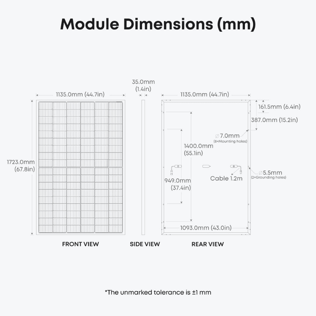 Anker SOLIX 2 × 440W Rigid Solar Panels | 880W Total | Bifacial + 25% Efficiency | IP68 Rated | 30-Year Guarantee - ShopSolar: Complete Solar Kits + Lifetime Customer Support