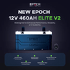 Epoch 12V 460Ah LiFePO4 Battery | IP67 Waterproof | Bluetooth Monitoring + Heating | 10-Year Warranty - ShopSolar: Complete Solar Kits + Lifetime Customer Support