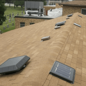 SunRise Solar Attic Fan - Remote Panel | 30W or 45W | Flat or Curb Base | Cools Up to 2,800 Sq Ft | Made in USA | 25-Year Warranty - ShopSolar: Complete Solar Kits + Lifetime Customer Support