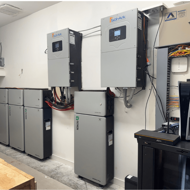 RENON XC PLUS - 16kWh LiFePO4 Wall-Mounted Battery | Expandable to 31 Units | Built-In BMS + Heater Film + Junction Box | -4°F to 122°F | 10-Year Warranty - ShopSolar: Complete Solar Kits + Lifetime Customer Support