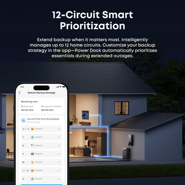Anker SOLIX Power Dock for E10 Automatic Backup Kit | 10–30 kW Turbo Output | Storm Guard + Smart Grid | NEMA 3R | Easy DIY Install - ShopSolar: Complete Solar Kits + Lifetime Customer Support