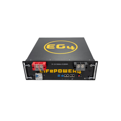 EG4 LifePower4 [V2] 48V 100AH Lithium Battery | 5.12kWh Server Rack Battery | UL Listed - ShopSolar: Complete Solar Kits + Lifetime Customer Support