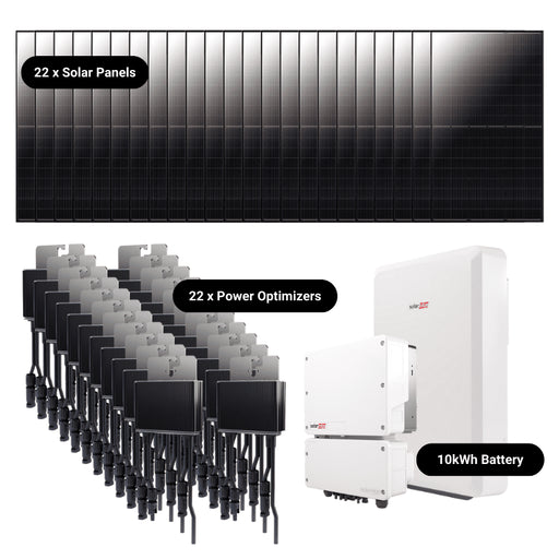 SolarEdge Home Hub Inverter 7.6kW | 8.69kWp Solar + 10kWh Battery Capacity | Home Battery 400V UL9540A Tested - ShopSolar.com