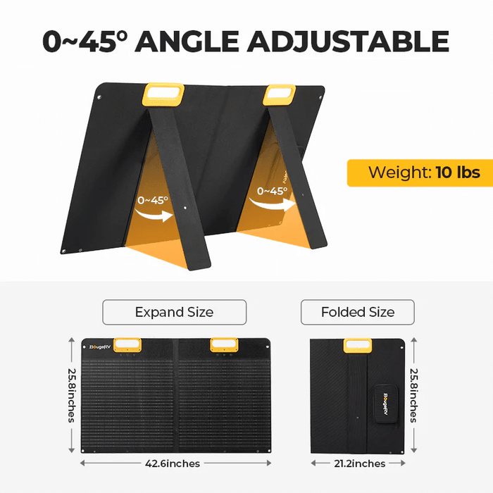 VTOMAN 110W Foldable Portable Solar Panels - ShopSolar.com