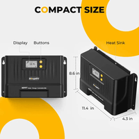 BougeRV 60A MPPT Solar Charge Controller with Bluetooth 12V/24V - ShopSolar.com