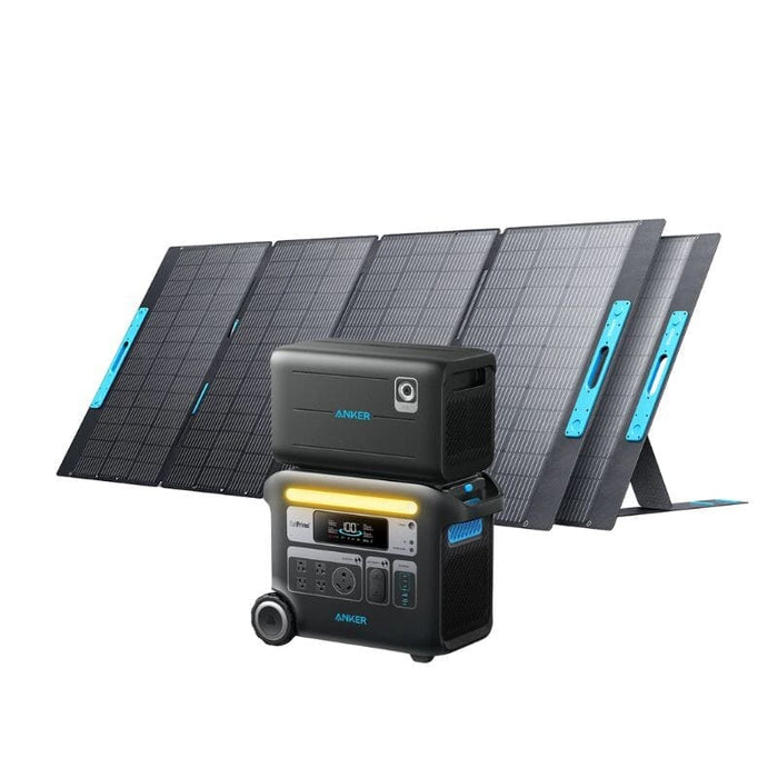 Anker SOLIX F2000 (PowerHouse 767) | 4,096Wh / 2,400W Portable Power Station + Expansion Battery + Choose Your Custom Bundle | Complete Solar Kit - ShopSolar.com