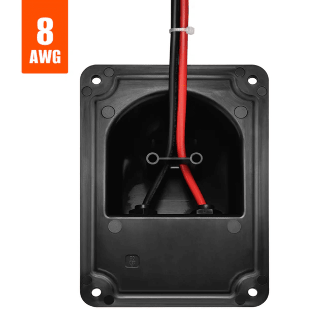 Rich Solar Cable Entry Plate for Solar Panels | 8AWG (37.7A) or 10AWG (23.7A) Tin-Plated Copper Wires | UL-Listed MC4 | IP68 Waterproof  | Flame-Retardant PP Housing - ShopSolar.com