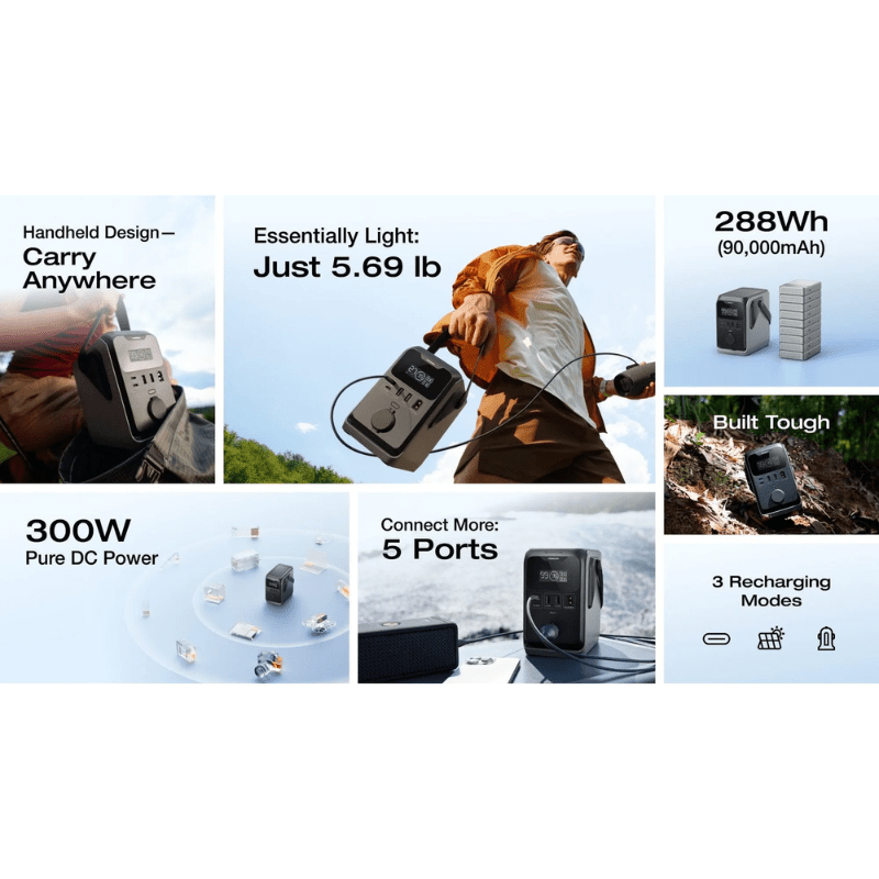EcoFlow TRAIL 200 & 300 DC | Ultra-Light Outdoor Power Stations