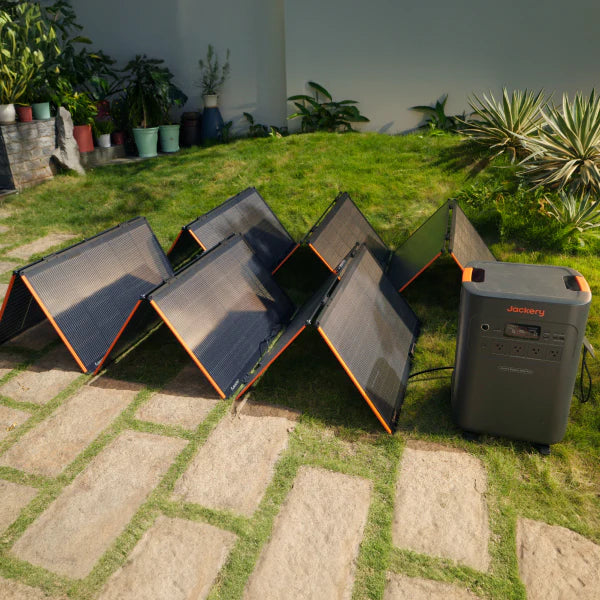 Jackery Explorer 5000 PLUS Solar Generator Kits | 5kWh–60kWh | 7,200W–14,400W Output | 120V/240V Dual Voltage | 0ms UPS | 5-Year Warranty - ShopSolar: Complete Solar Kits + Lifetime Customer Support