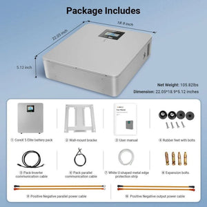 Sungold Power CoreX 5 Elite Wall Mounted Battery | 48V 100Ah | Tier-1 EVE Cells | 10-Year Warranty
