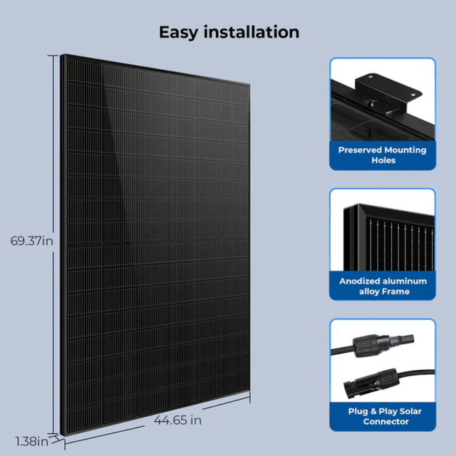 SunGoldPower 450W Bifacial N-Type Solar Panels | Full Pallet (31 Panels) | SGN-450-BDG5 | Up to 130% Output | UL61730 & CEC Listed - ShopSolar: Complete Solar Kits + Lifetime Customer Support