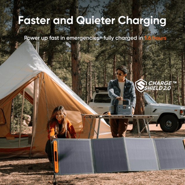 Jackery Explorer 600 Plus Portable Power Station | 632Wh, 800W Output | Fast Charging, UPS <10ms, LFP Battery | 3+2 Yr Warranty - ShopSolar: Complete Solar Kits + Lifetime Customer Support