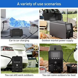Elejoy 3000W Tesla V2L Power Discharger | 3.3kW Output | 120V/240V Dual Voltage | NACS Compatible | 1-Year Warranty