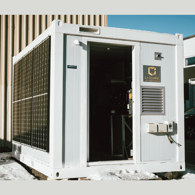 Li-Cube Microgrid Kit | 4.8kW Solar + 20.48–40.96kWh Lithium Storage | Dual Multi-Plus Inverters | Plug-and-Play Containerized Power - ShopSolar: Complete Solar Kits + Lifetime Customer Support