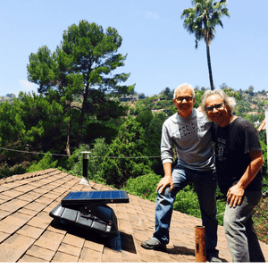 Sunrise Solar Attic Fan - Tilting Panel | 45W | Adjustable Solar Panel | Flat or Curb Base Options | 25-Year Warranty - ShopSolar: Complete Solar Kits + Lifetime Customer Support