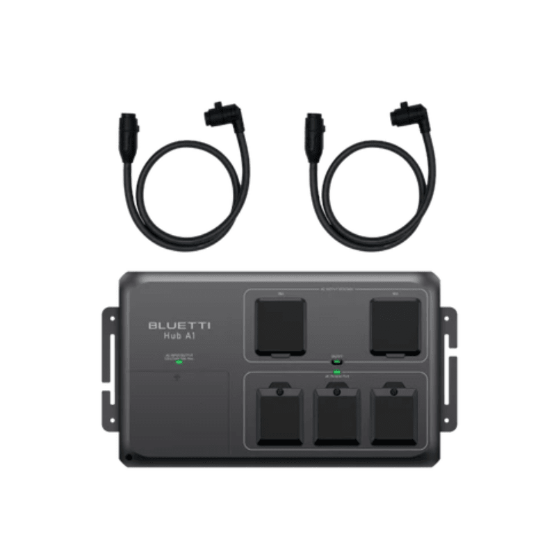 Bluetti Hub A1 Parallel Box + 2× Connection Cables | For Apex300 | Connect Up to 3 Units | 11.5kW Output | 30A/50A Outlets | Plug & Play - ShopSolar: Complete Solar Kits + Lifetime Customer Support