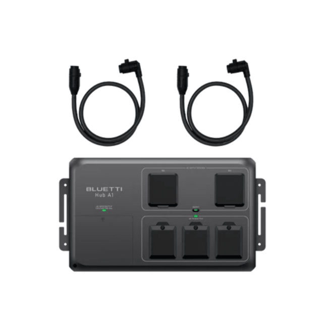 Bluetti Hub A1 Parallel Box + 2× Connection Cables | For Apex300 | Connect Up to 3 Units | 11.5kW Output | 30A/50A Outlets | Plug & Play - ShopSolar.com