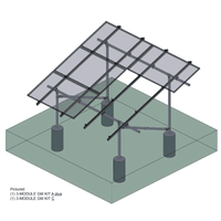 Tamarack Ground Mount Kit | 3 or 4 Modules/Column | 170 MPH Wind, 70 psf Snow | UL 2703 | UPS Shippable - ShopSolar: Complete Solar Kits + Lifetime Customer Support