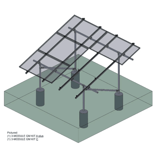 Tamarack Ground Mount Kit | 3 or 4 Modules/Column | 170 MPH Wind, 70 psf Snow | UL 2703 | UPS Shippable - ShopSolar: Complete Solar Kits + Lifetime Customer Support