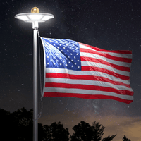 Solar Flag Pole Light 120X0.2 Watt 800 Lumens 6000K | 1 Year Warranty - ShopSolar.com