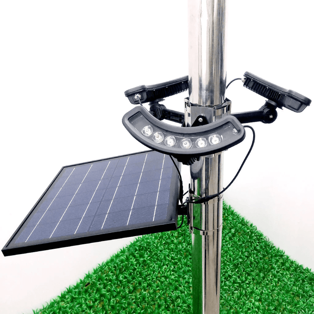 Solar Flag Pole Light 18 Watt 1980 Lumens 6000K | 1 Year Warranty - ShopSolar.com